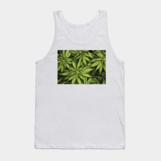 Hemp Plant Artwork Tank Top